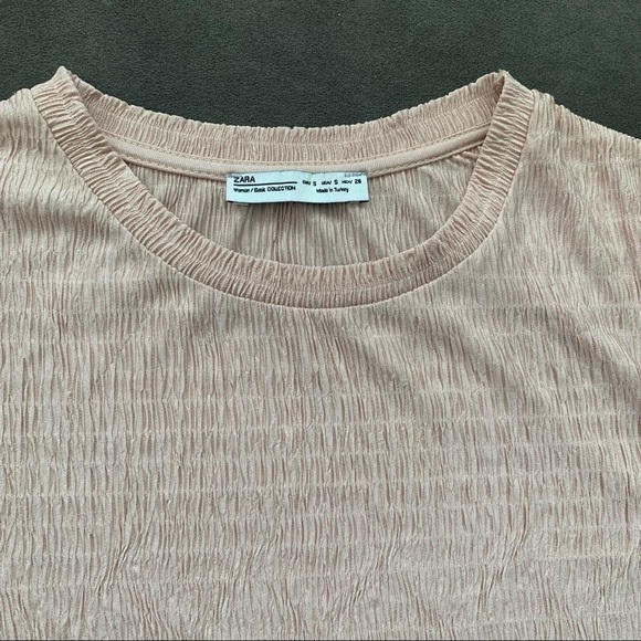 NWOT Zara short sleeve small fitted shirt - Picture 2 of 6